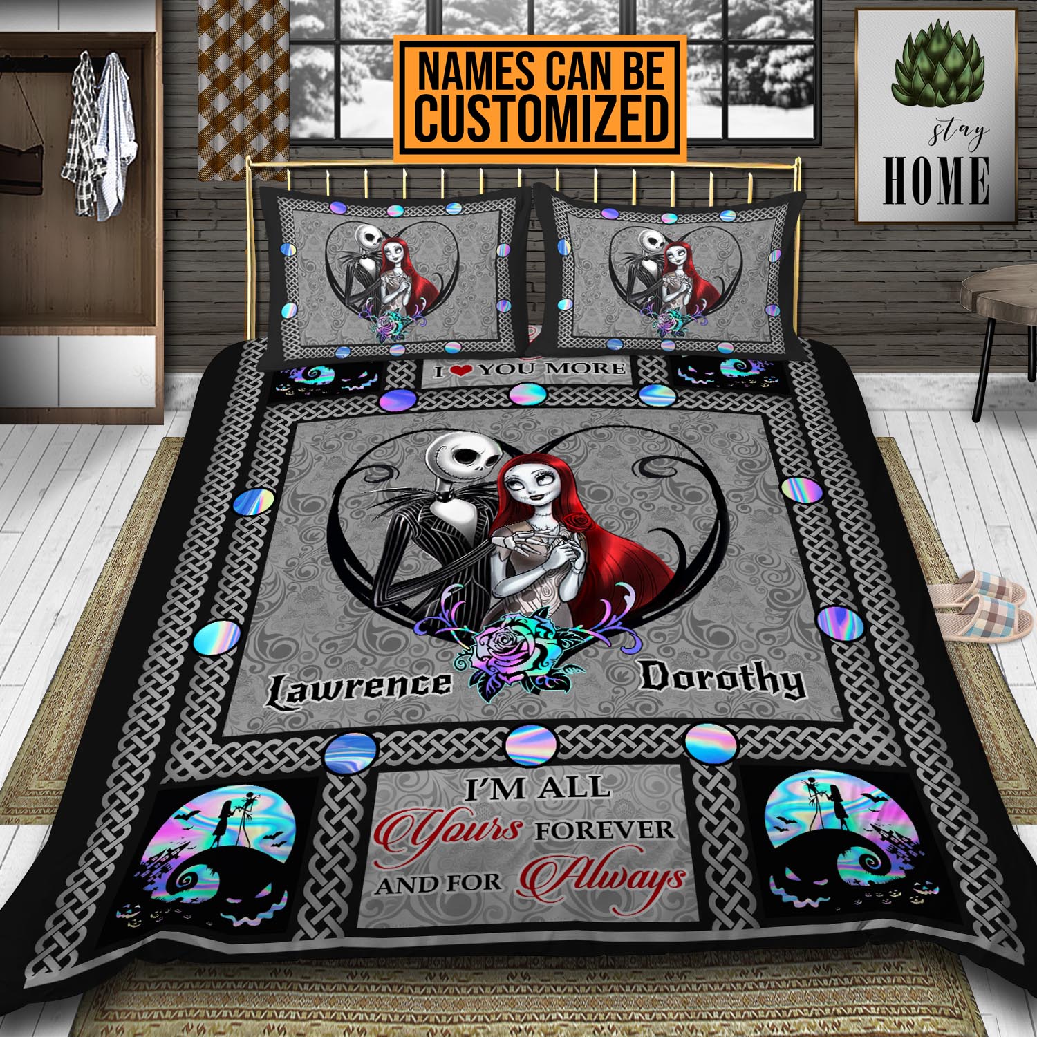 3VT. Jack Sally Bedding Set mk1