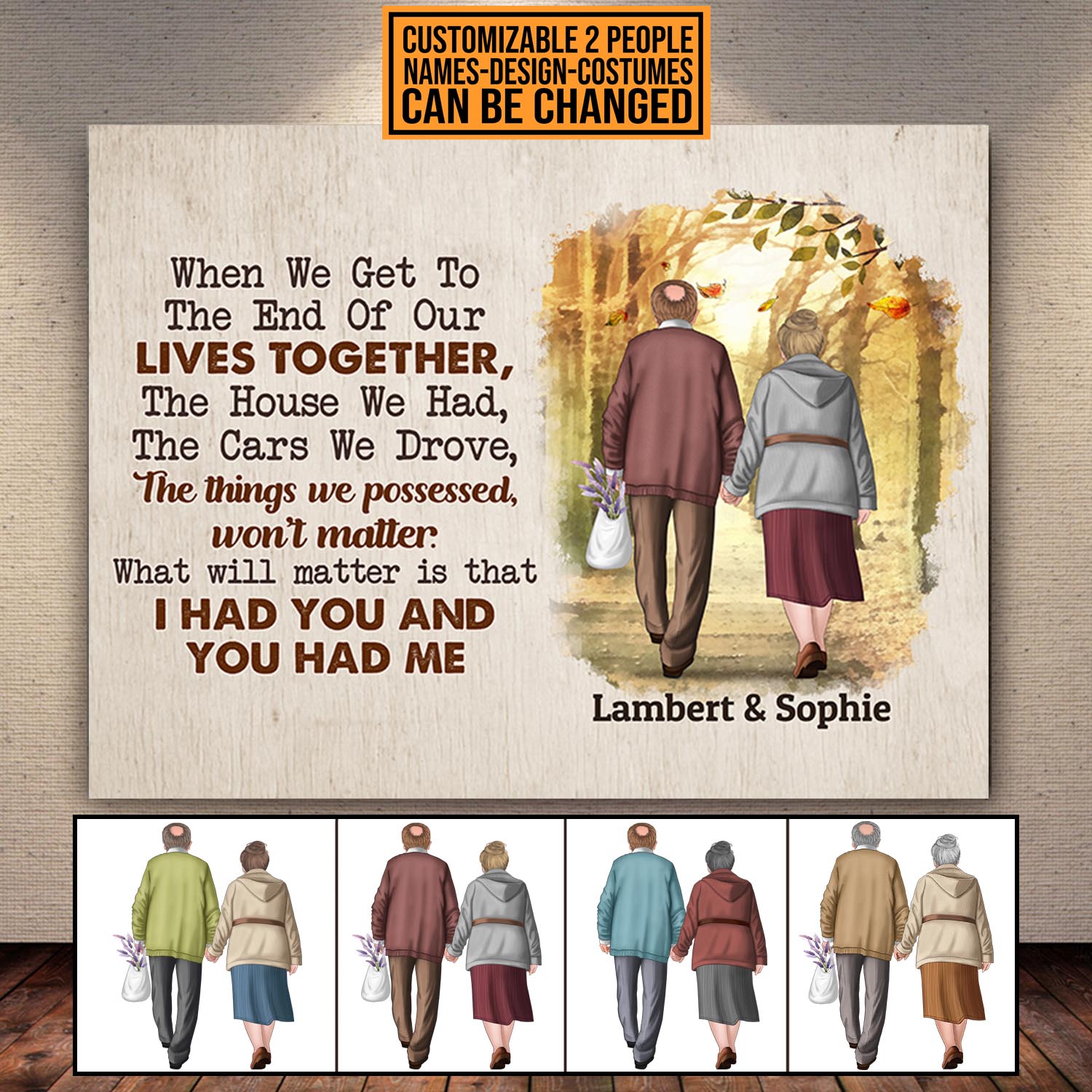 1VT. Old Couple When We Get To The End canvas mk3