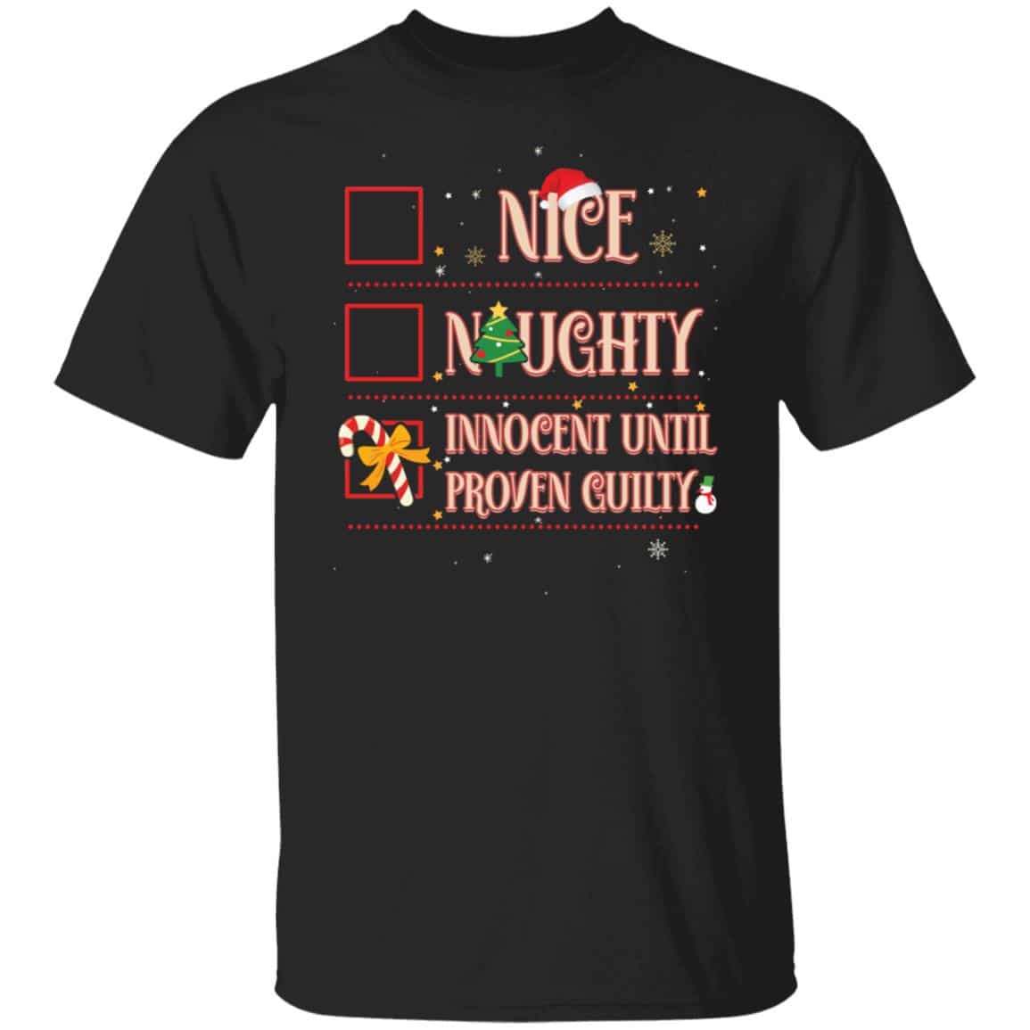 10Th. Innocent Until Proven Guilty (tee), Black, Unisex T-Shirt