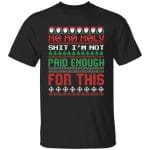 5VT. Ho Ho Holy Shit, Black, Unisex T-Shirt