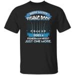 3VT. How Many Fishing Rods, Black, Unisex T-Shirt