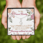 To My Travel Buddy In Life It's Not Where You Go It's Who You Travel With Alluring Beauty Necklace