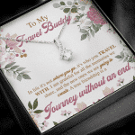To My Travel Buddy In Life It's Not Where You Go It's Who You Travel With Alluring Beauty Necklace