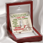 To The Best Wife Ever The One Who Didn't Get Away I Love You More Than Fishing Alluring Beauty Necklace
