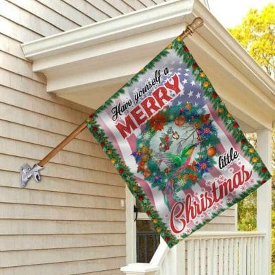 Have Yourself A Merry Little Christmas Flag - Christmas Garden Flag - House Flag