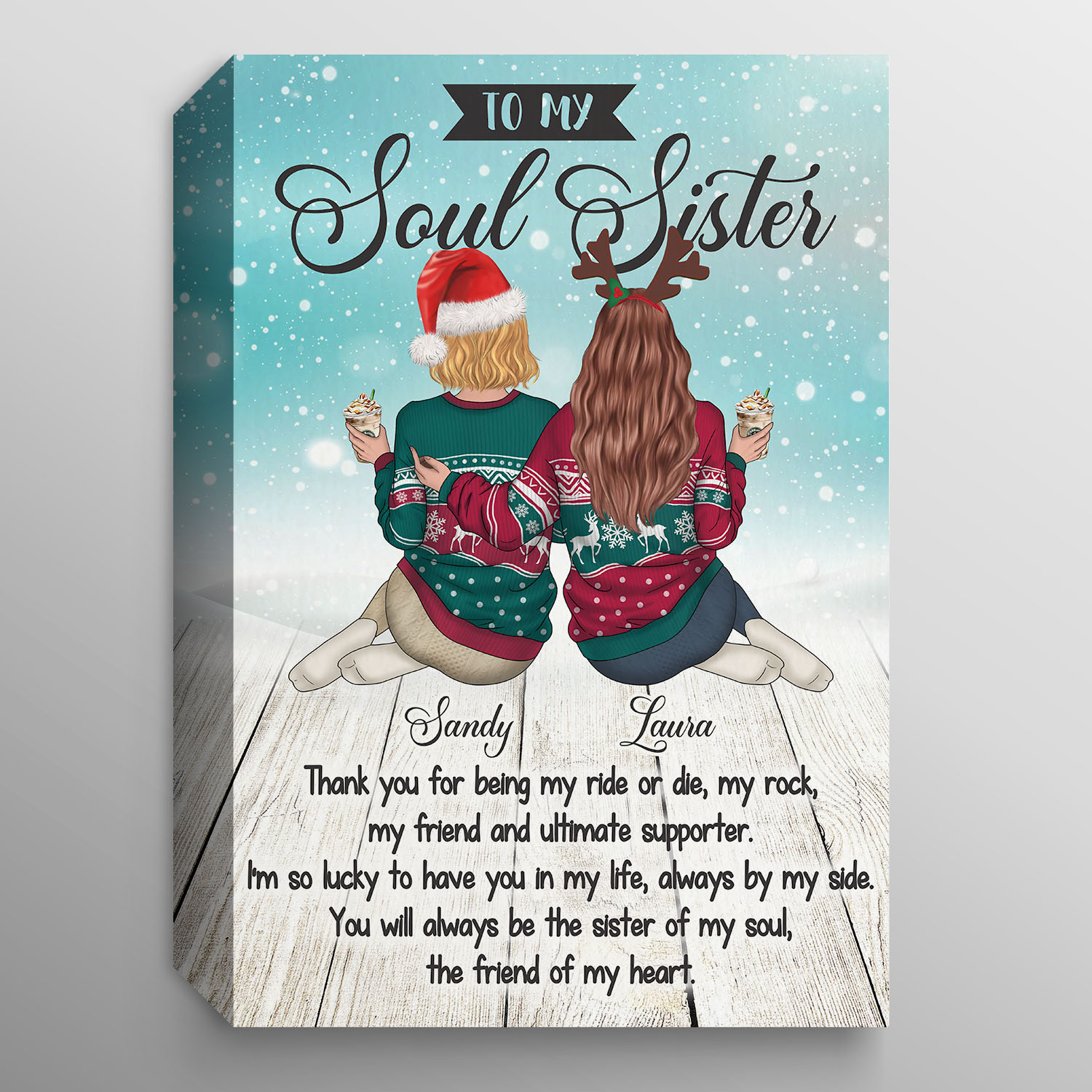 5 HG. To My Soul Sister Canvas (0.75)