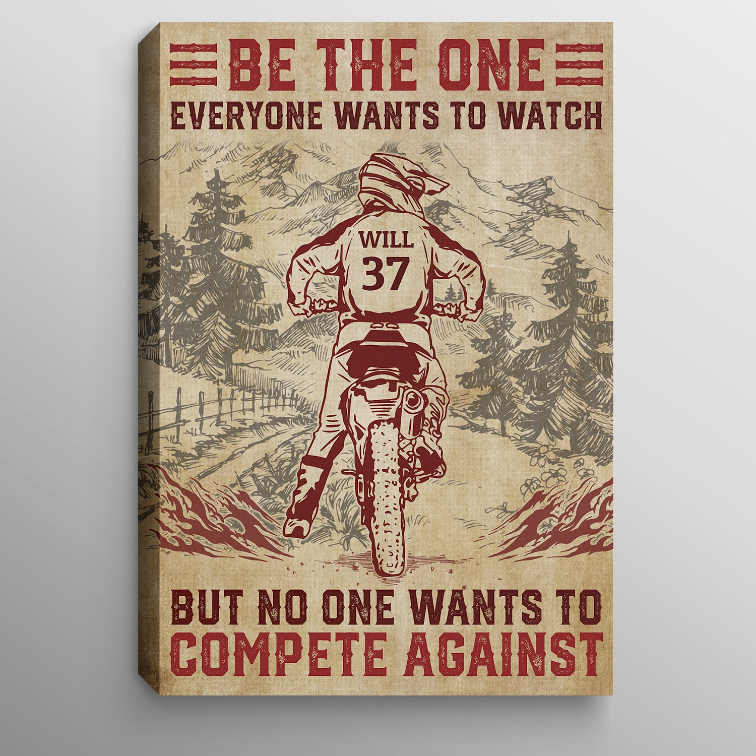 7VT. Be The One Everyone canvas 0.75