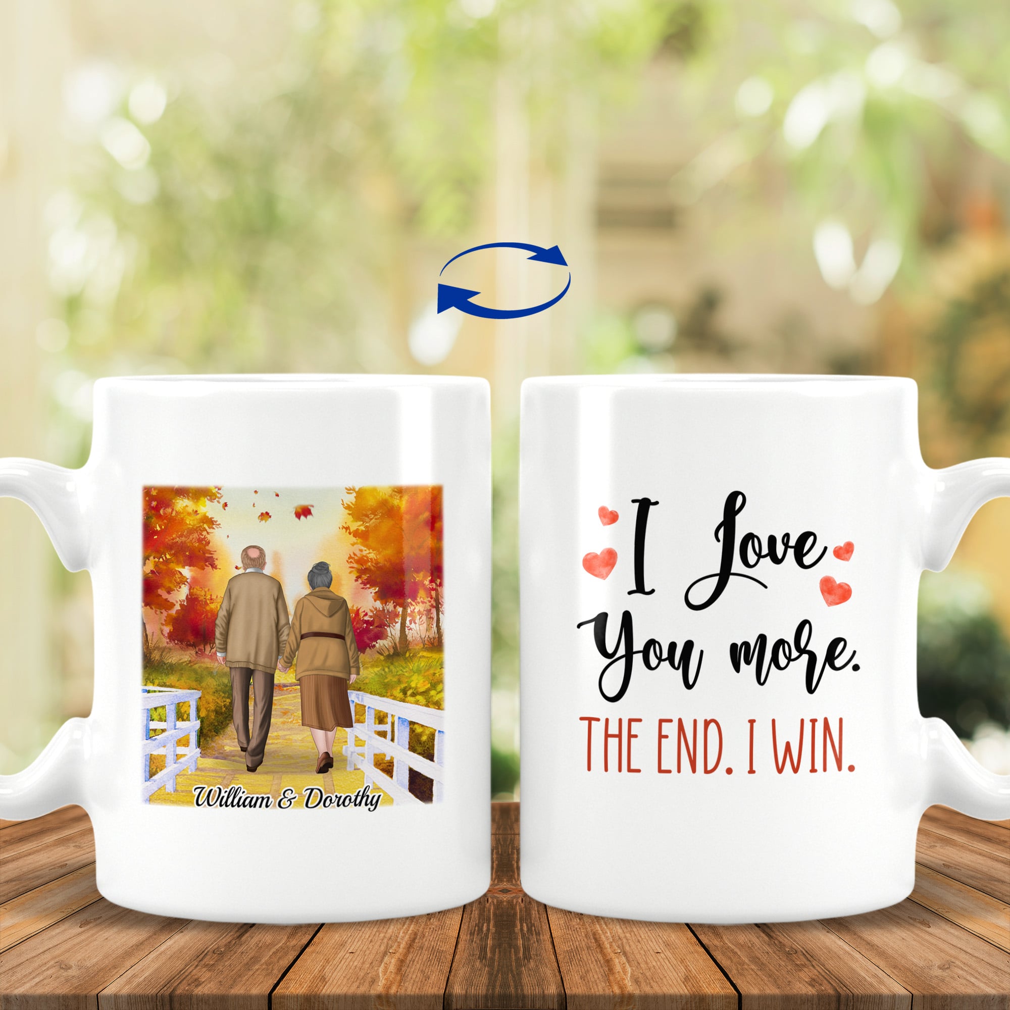 2Th. Love You More (Sample Design 1) 15 OZ White Mug