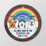 2BN. Rainbow Bridge dog Mockup Simple