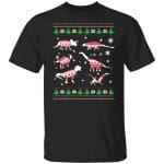 1Th. Dinosaur Christmas (5), Black, Unisex T-Shirt