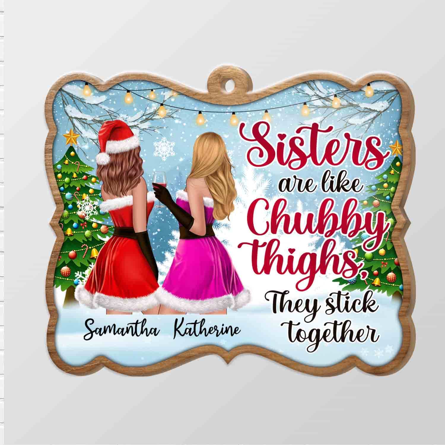 7TM. Sisters Chubby Thighs Mockup Simple