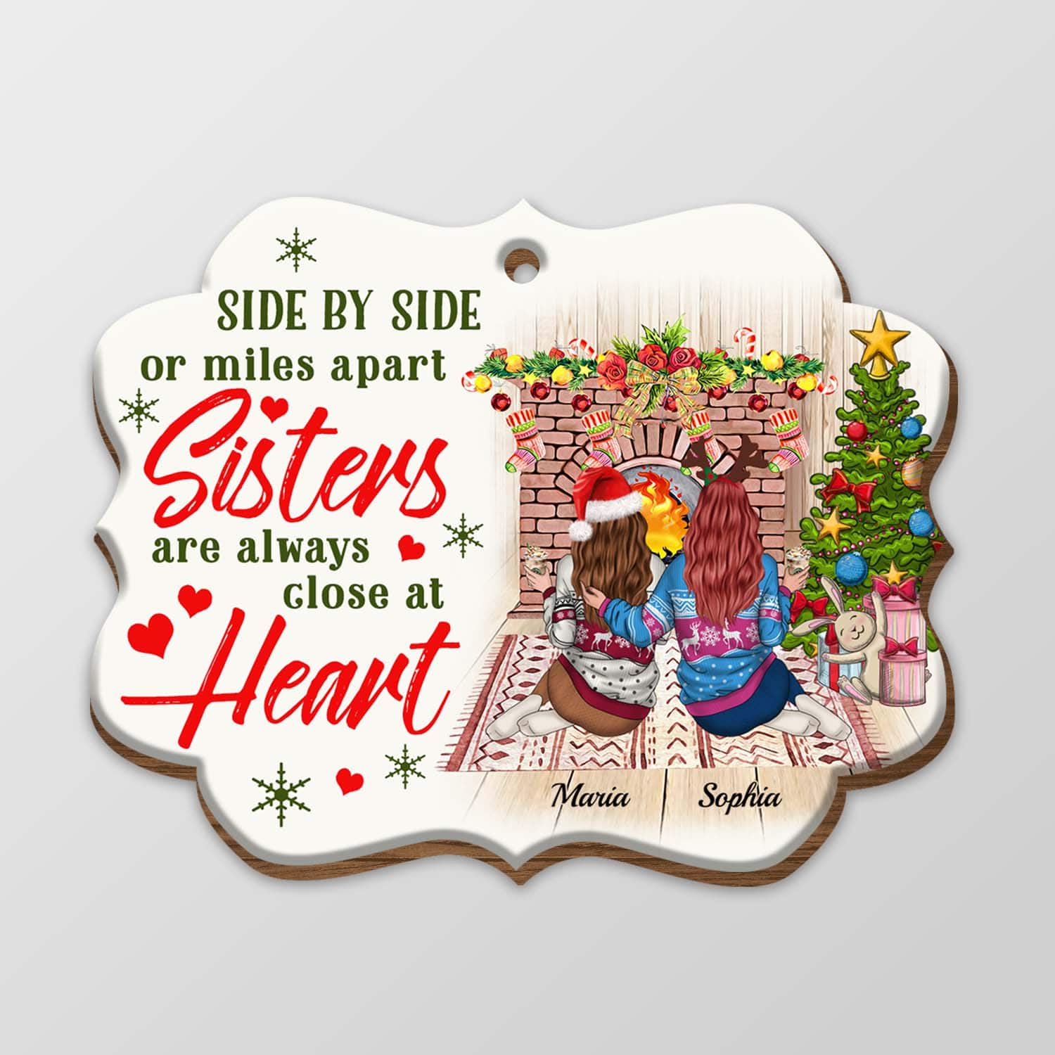 6TM. Sisters Close Heart custom clipart (9) mk simple