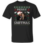 3TM. Merry Sniffmas (5), Black, Unisex T-Shirt