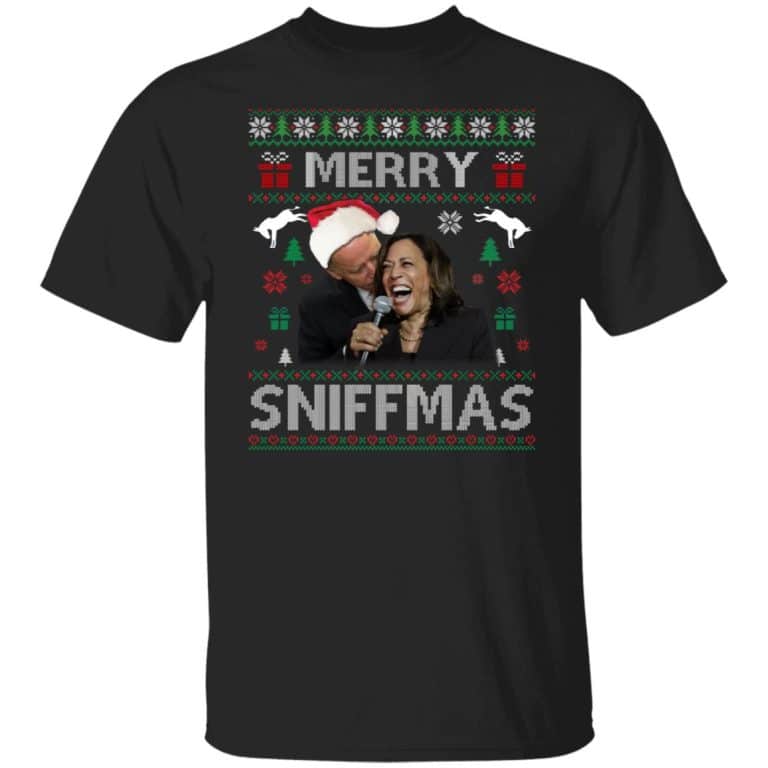 3TM. Merry Sniffmas (5), Black, Unisex T-Shirt