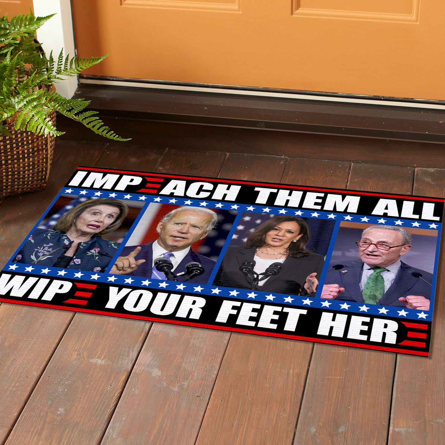6VT. Impeach Them All Doormat Doormat Mockup 1
