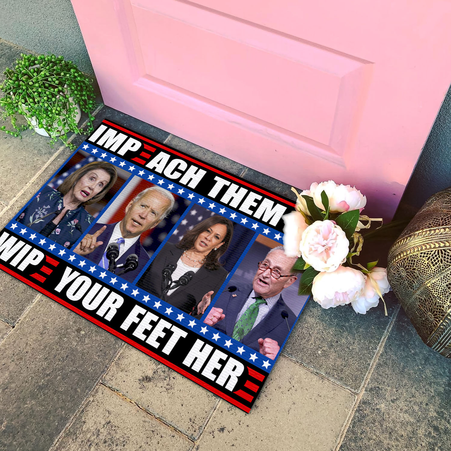 6VT. Impeach Them All Doormat Doormat mockup 4
