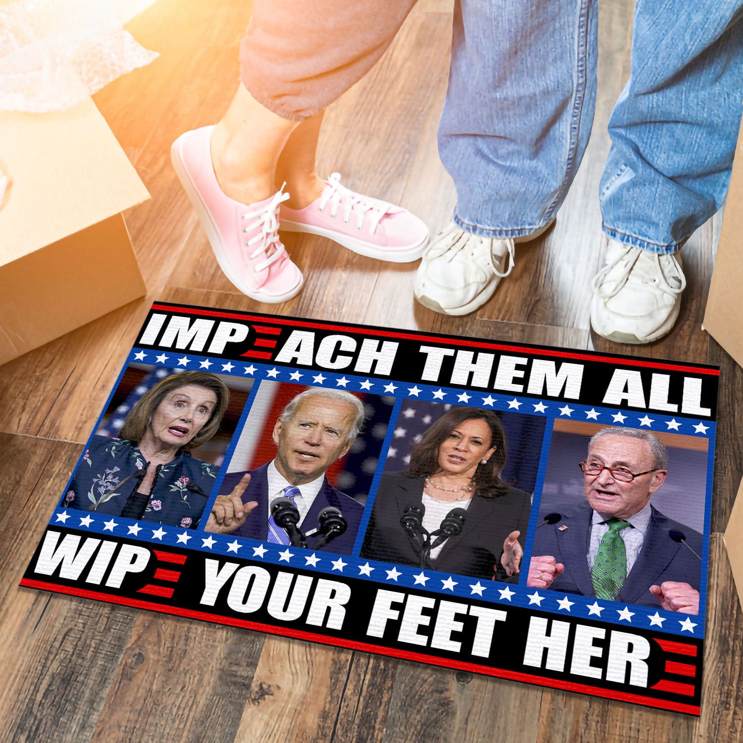 6VT. Impeach Them All Doormat Doormat mockup 6