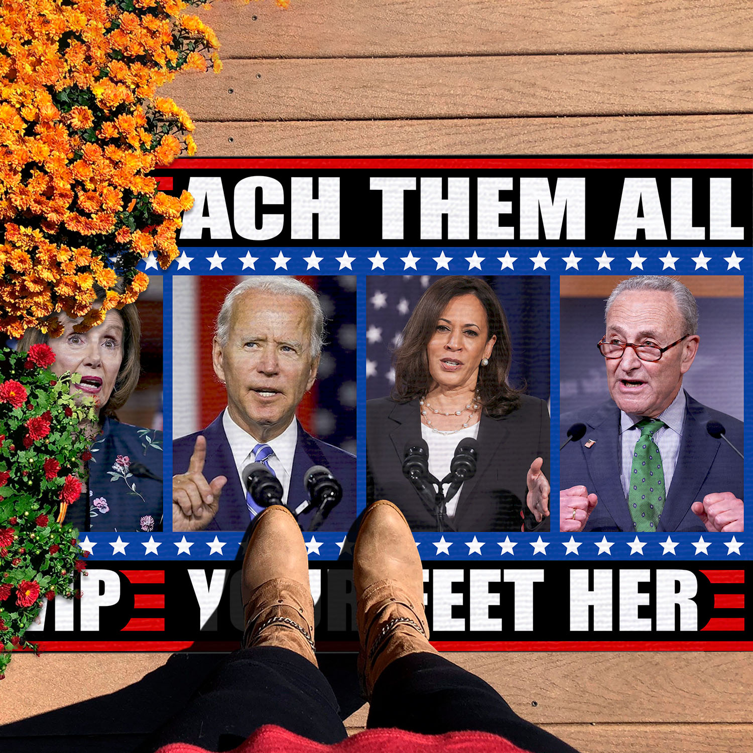 6VT. Impeach Them All Doormat Doormat mockup 7