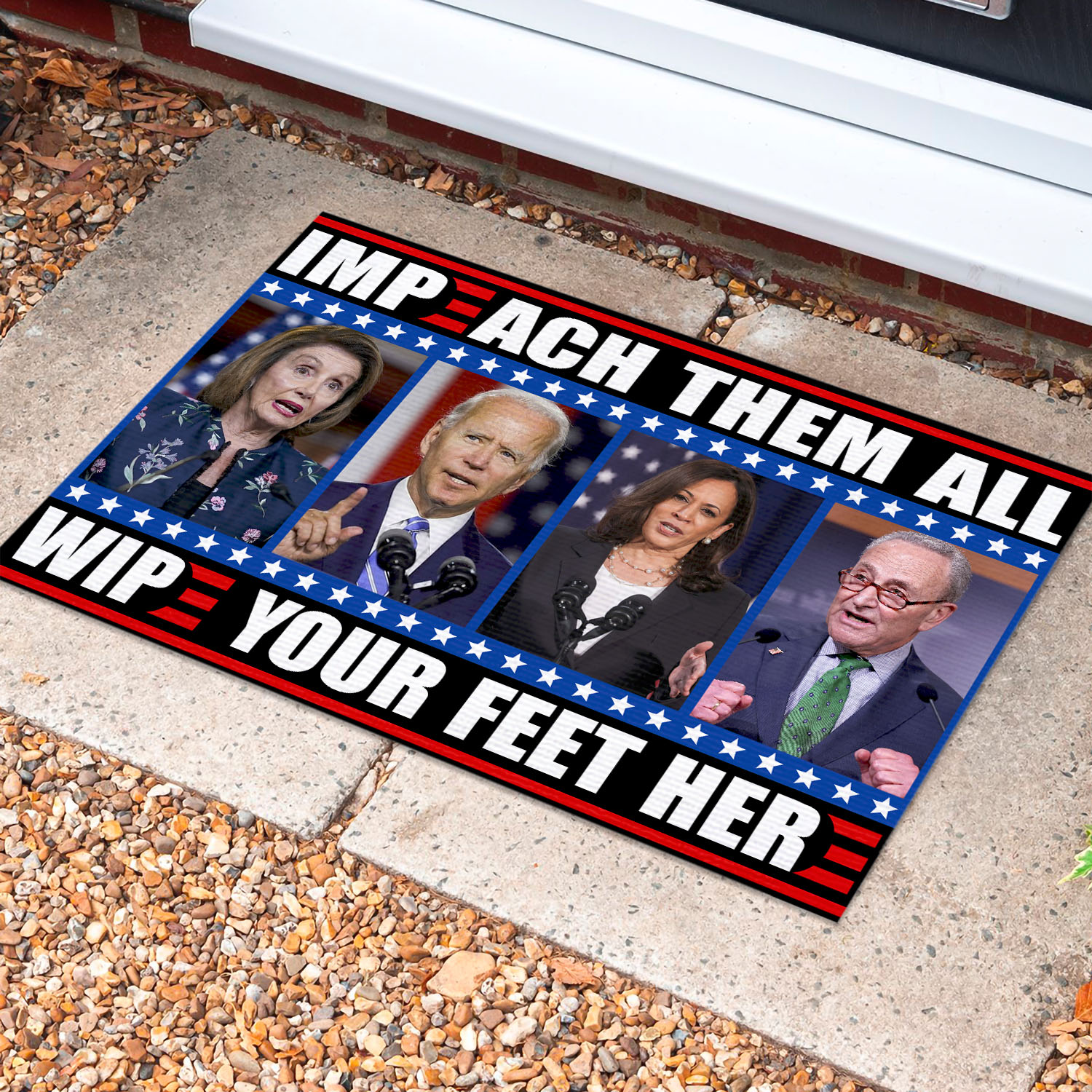 6VT. Impeach Them All Doormat Doormat Mockup 10