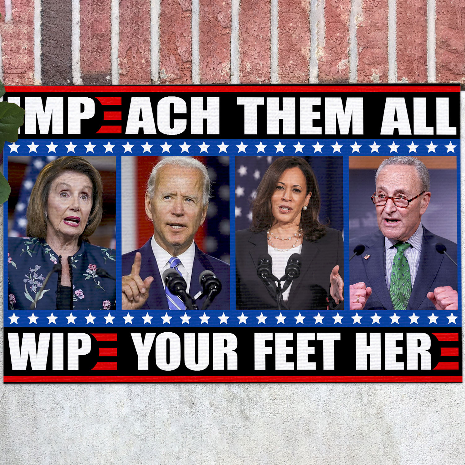 6VT. Impeach Them All Doormat Doormat Mockup 12