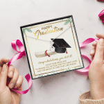 Happy Graduation Congratulations You Did It Alluring Beauty Necklace - Graduation Jewelry Inspirational Gifts