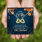 1Th. Ain't No Castle (4) Infinity Heart Necklace (Gold)