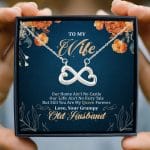 1Th. Ain't No Castle (4) Infinity Heart Necklace (Silver) 3