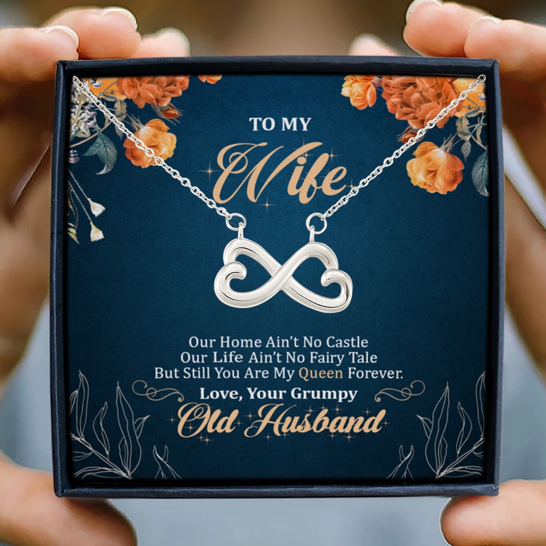 1Th. Ain't No Castle (4) Infinity Heart Necklace (Silver) 3