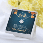 To My Wife Our Home Ain't No Castle But Still You Are My Queen Love Knot Pendant Necklace To My Wife Our Home Ain't No Castle But Still You Are My Queen Love Knot Pendant Necklace