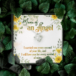 Mama Of An Angel Miscarriage Memorial Love Knot Necklace - Stillborn Bereavement Remembrance Jewelry Mama Of An Angel Miscarriage Memorial Love Knot Necklace - Stillborn Bereavement Remembrance Jewelry