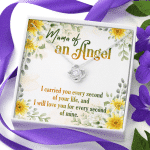 Mama Of An Angel Miscarriage Memorial Love Knot Necklace - Stillborn Bereavement Remembrance Jewelry Mama Of An Angel Miscarriage Memorial Love Knot Necklace - Stillborn Bereavement Remembrance Jewelry
