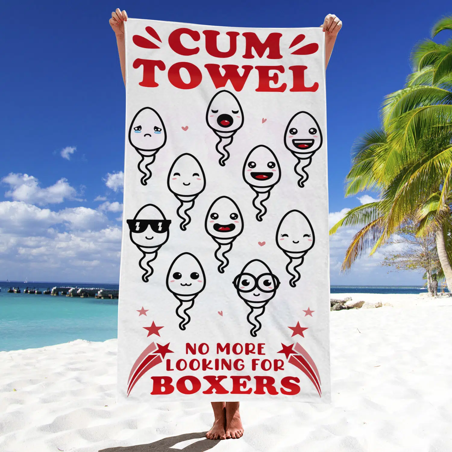 5O. Cum Towel (5) Towel Mockup 6