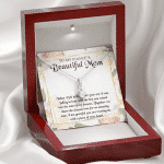 To My Fiancé's Beautiful Mom when I Fell in Love with Your Son Fiancé Mom Gifts Alluring Beauty Necklace