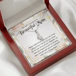 To My Fiancé's Beautiful Mom when I Fell in Love with Your Son Fiancé Mom Gifts Alluring Beauty Necklace