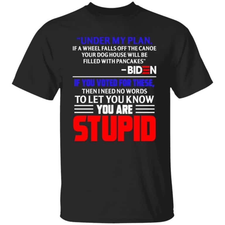 3VT. Biden Under My Plan, Black, Unisex T-Shirt