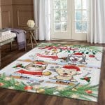 3O. We Are Family 4-sample design Rectangle Rug Mockup 8