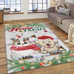 3O. We Are Family 2-sample design Rectangle Rug Mockup 4