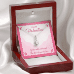 To My Valentine Grow Old With Me The Best Is Yet To Be Alluring Beauty Necklace