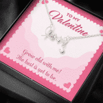 To My Valentine Grow Old With Me The Best Is Yet To Be Scripted Love Pendant Necklace