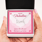 To My Valentine Grow Old With Me The Best Is Yet To Be Scripted Love Pendant Necklace