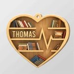 40 HG. Book Heart Personalized Mockup Simple