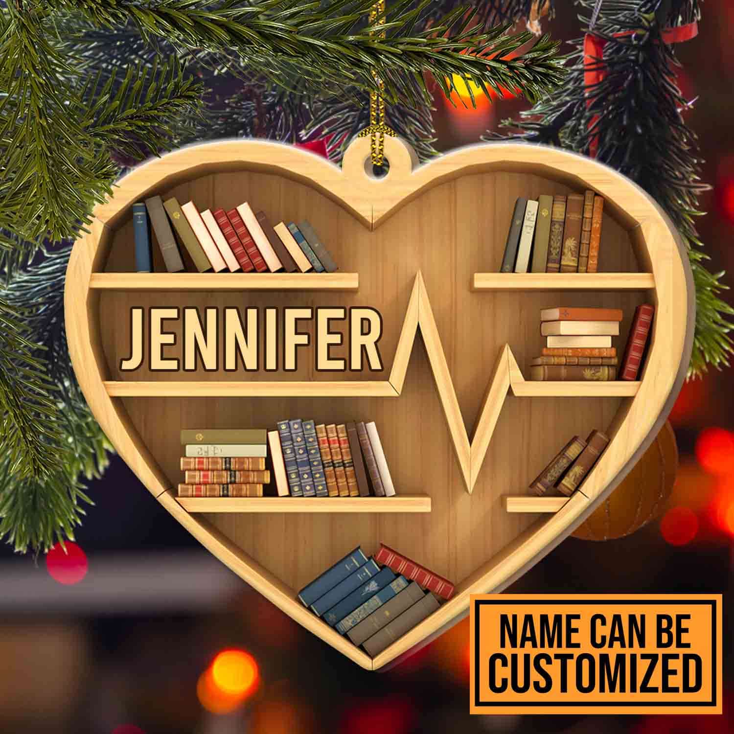 40 HG. Book Heart Personalized Mockup 2
