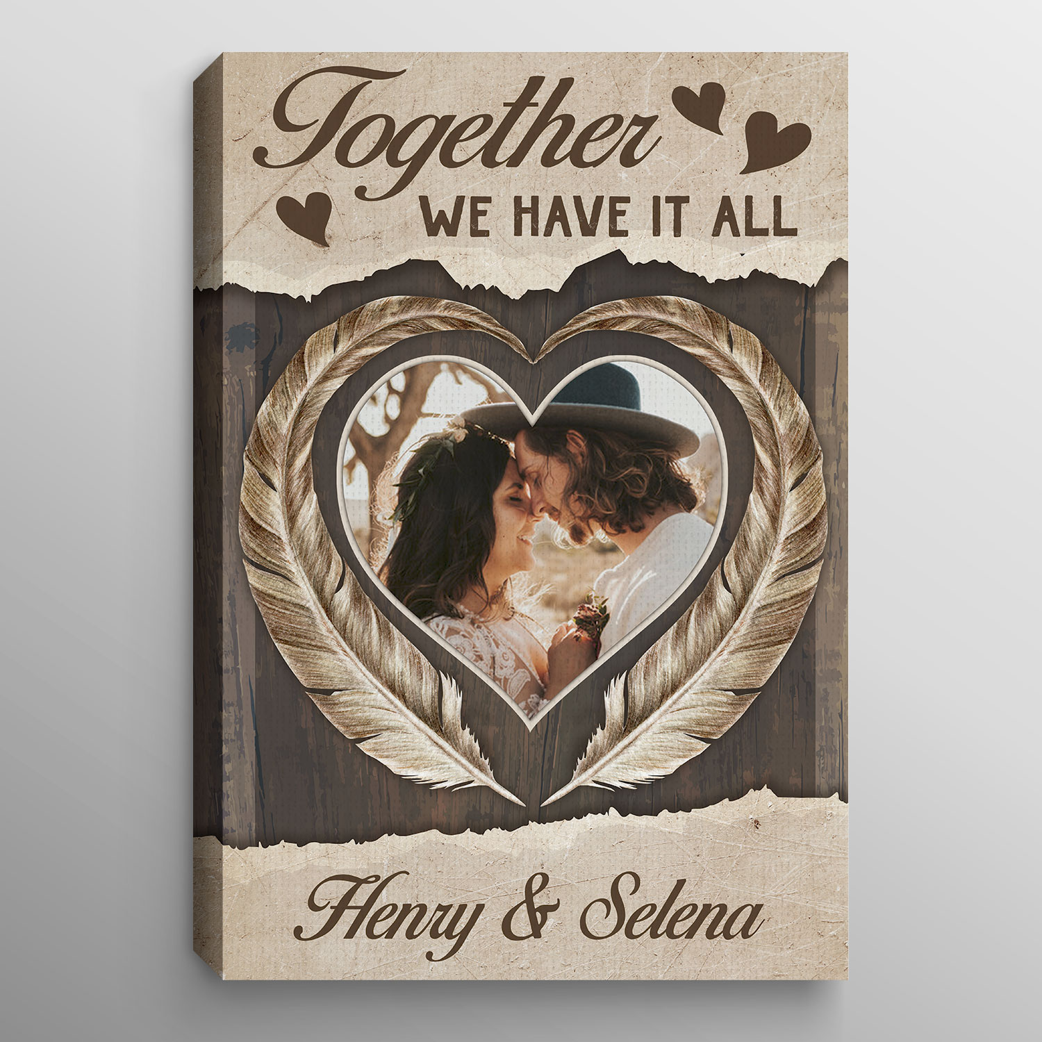 2VT. Together We Have It All canvas 0.75