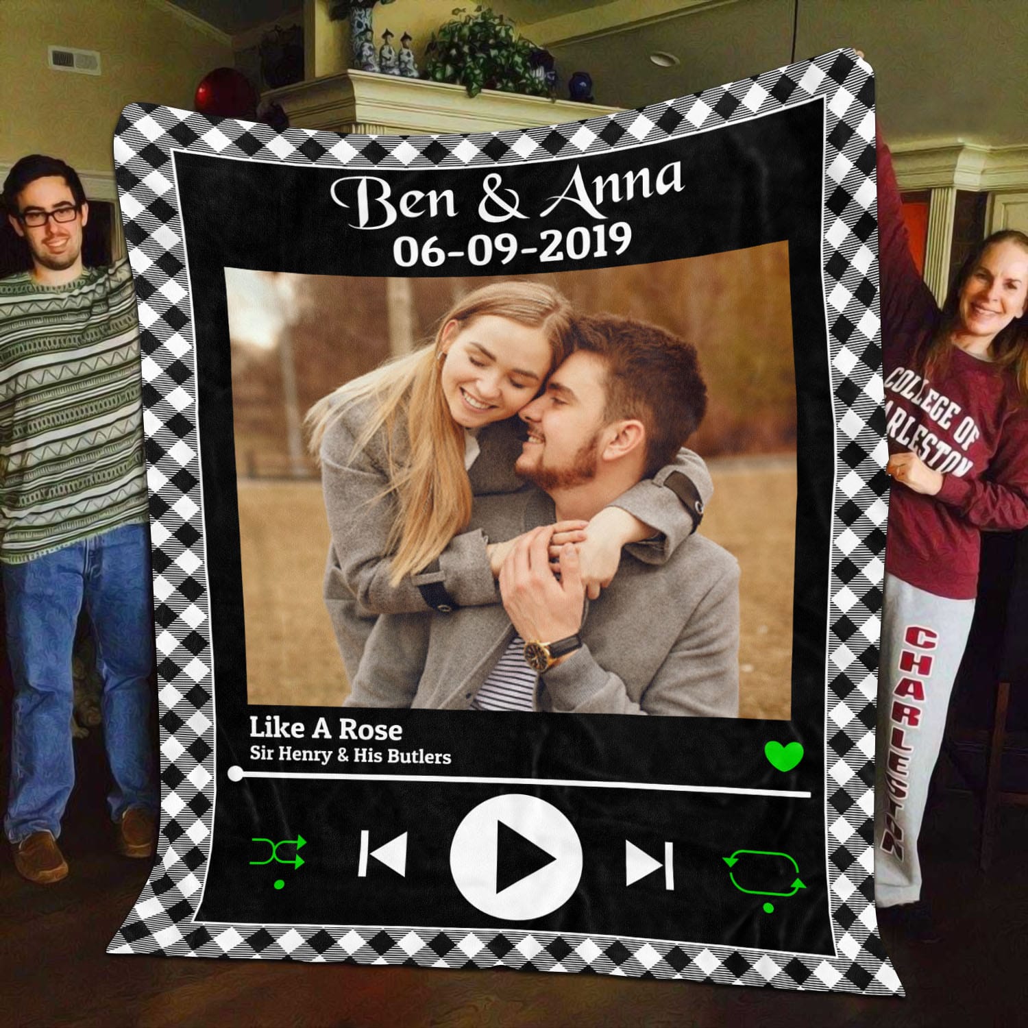 2O. Song Blanket-sample design Blanket Mockup 11