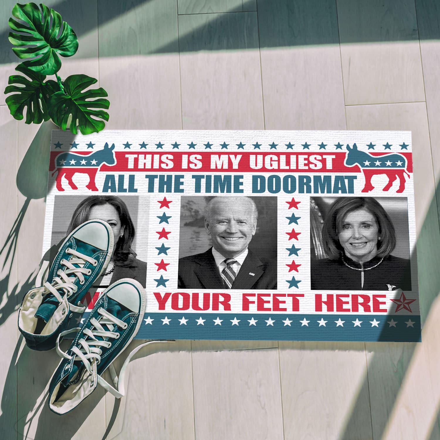 29 HG UU TIEN. Ugliest All The Time Doormat (6) Doormat mockup 5