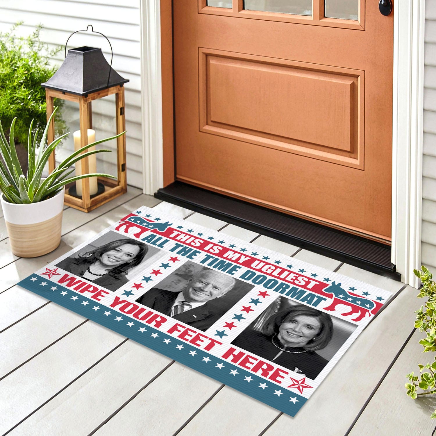 29 HG UU TIEN. Ugliest All The Time Doormat (6) Doormat mockup 8