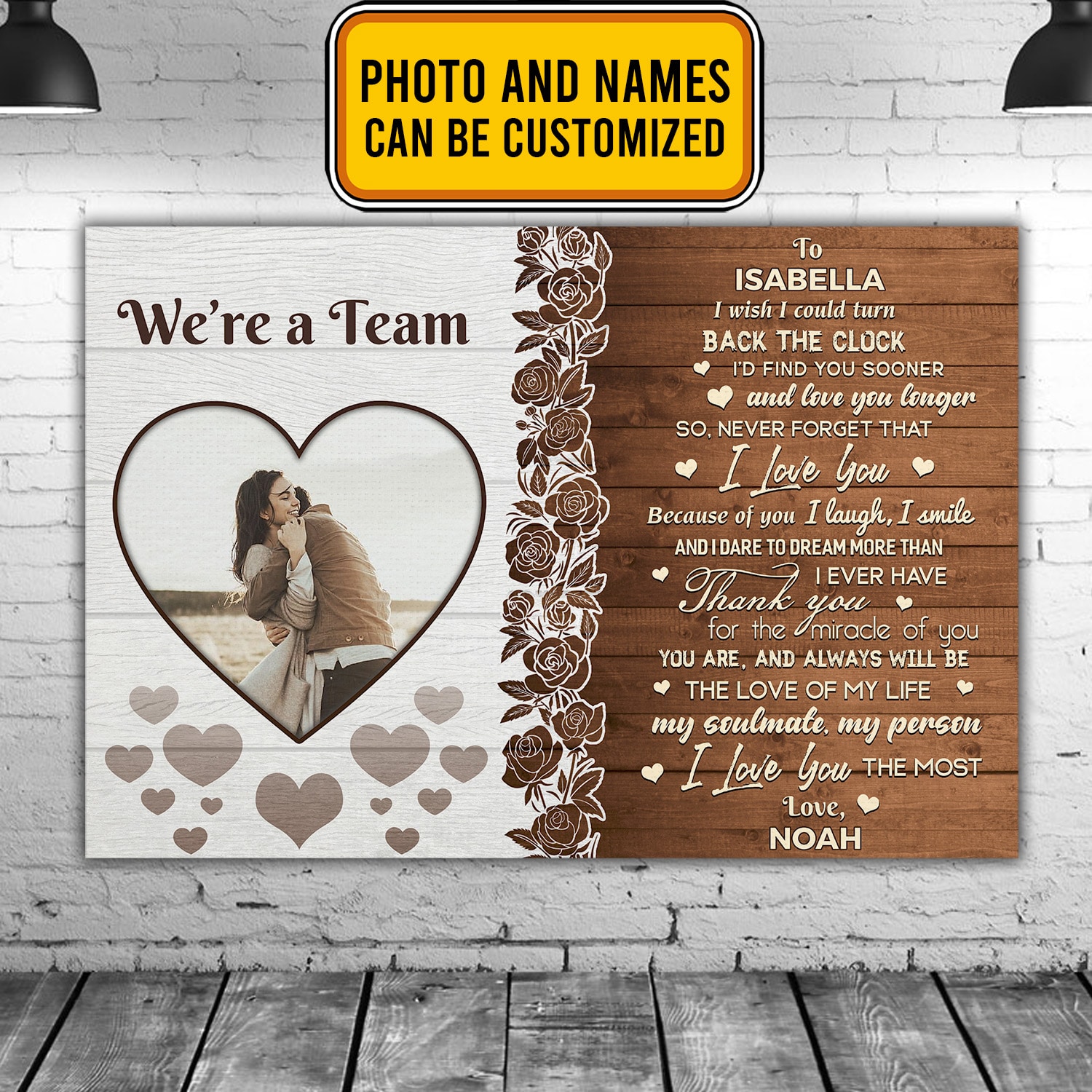 31 HG. We're A Team Custom Photo Mockup 1