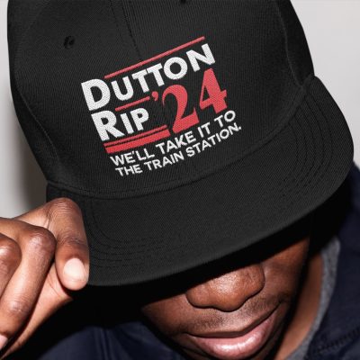 Alternative view of Dutton Rip 24 We'll Take It To The Train Station Twill Cap - High-Profile Snapback Hat