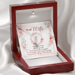To My Wife From Husband The Woman I Love With All My Heart Alluring Beauty Necklace - Valentines Necklace