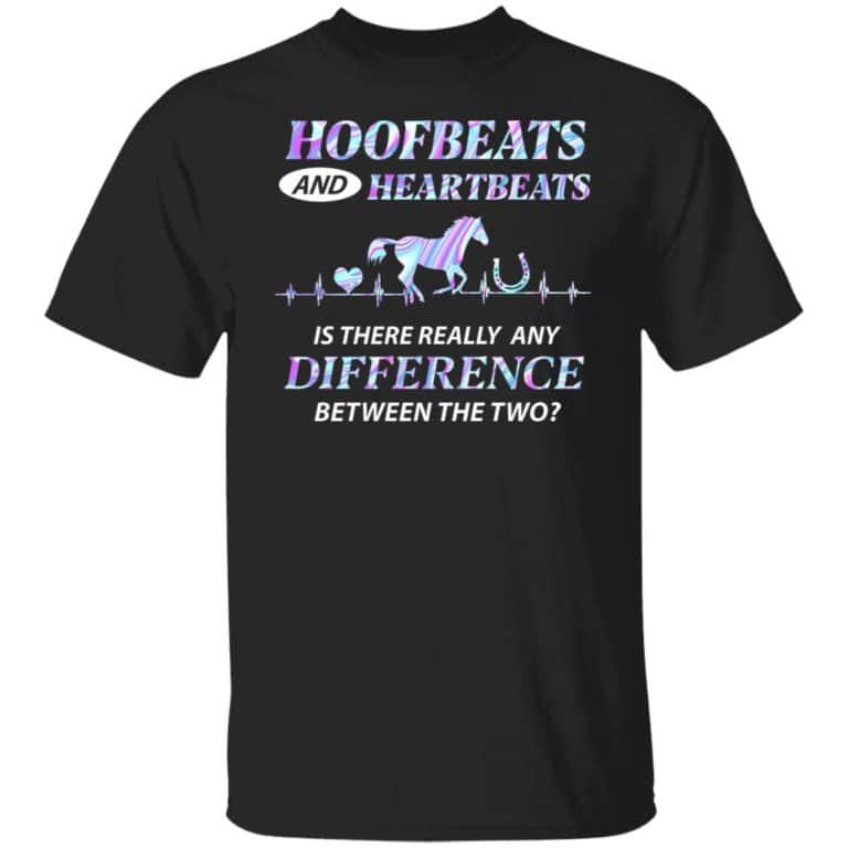 6VT. Hoofbeats And Heartbeats, Black, Unisex T-Shirt